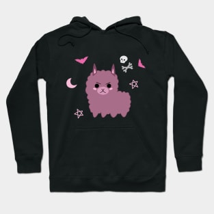 Pastel goth llama Hoodie